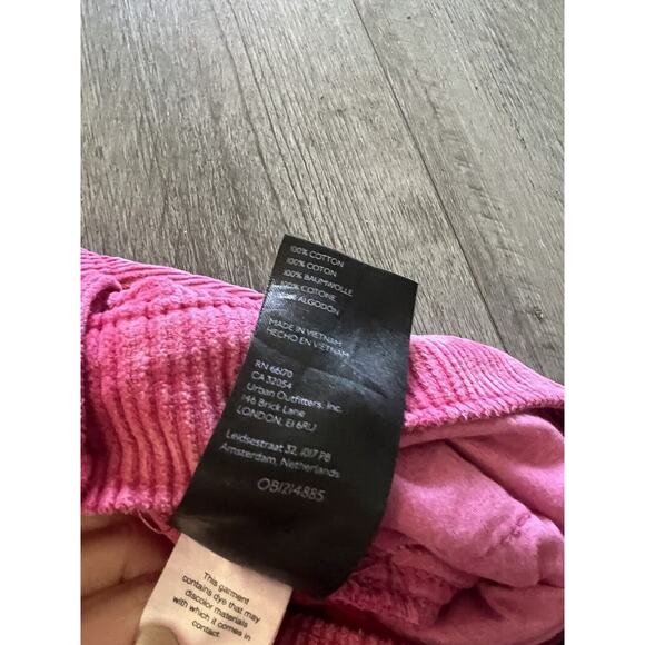 BDG Pants Women Pink Berry Corduroy Urban Outfitters Casual - Picture 6 of 11
